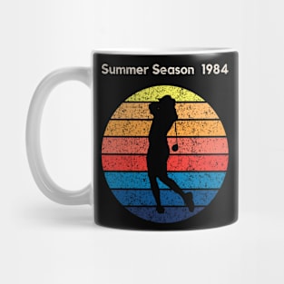 Summer Season 1984 Retro Golf Outdoor Sports Retro Sunset Design Mug